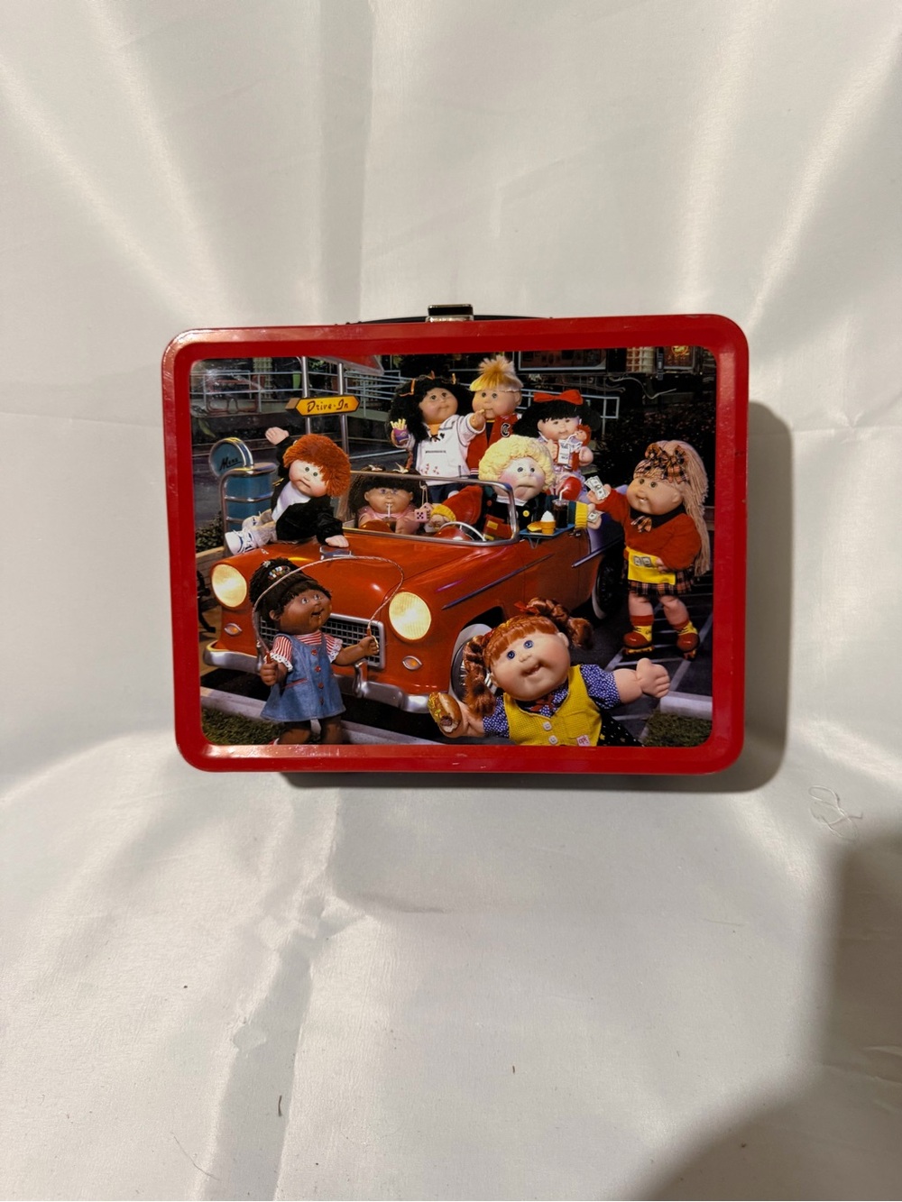 Red Cabbage Patch Kids Tin Lunch Box